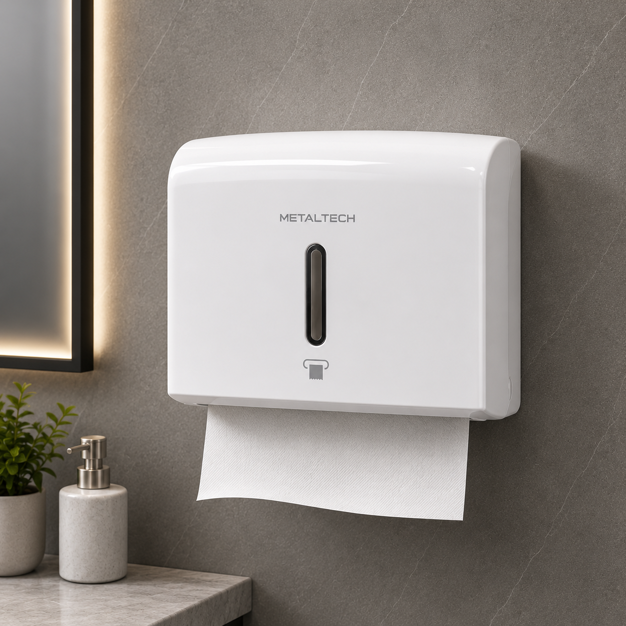 Premium Bathroom Tissue Dispenser - Glazed Finish