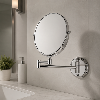 Premium Wall-Mounted Adjustable Bathroom Mirror
