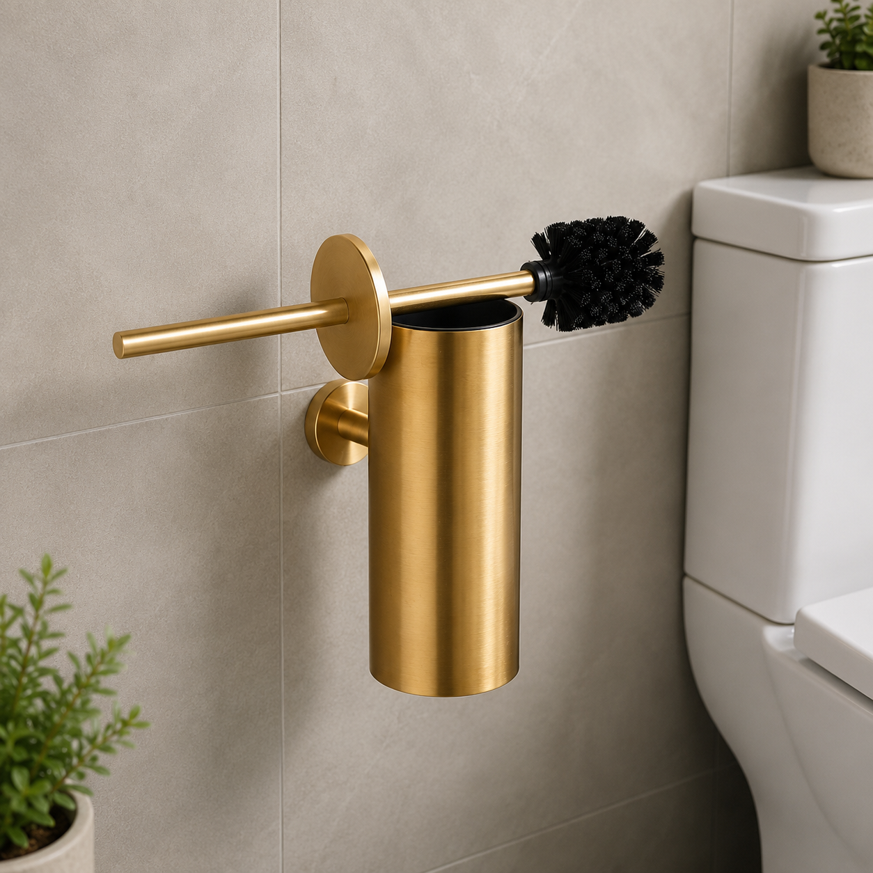 Wall Mounted Toilet Brush